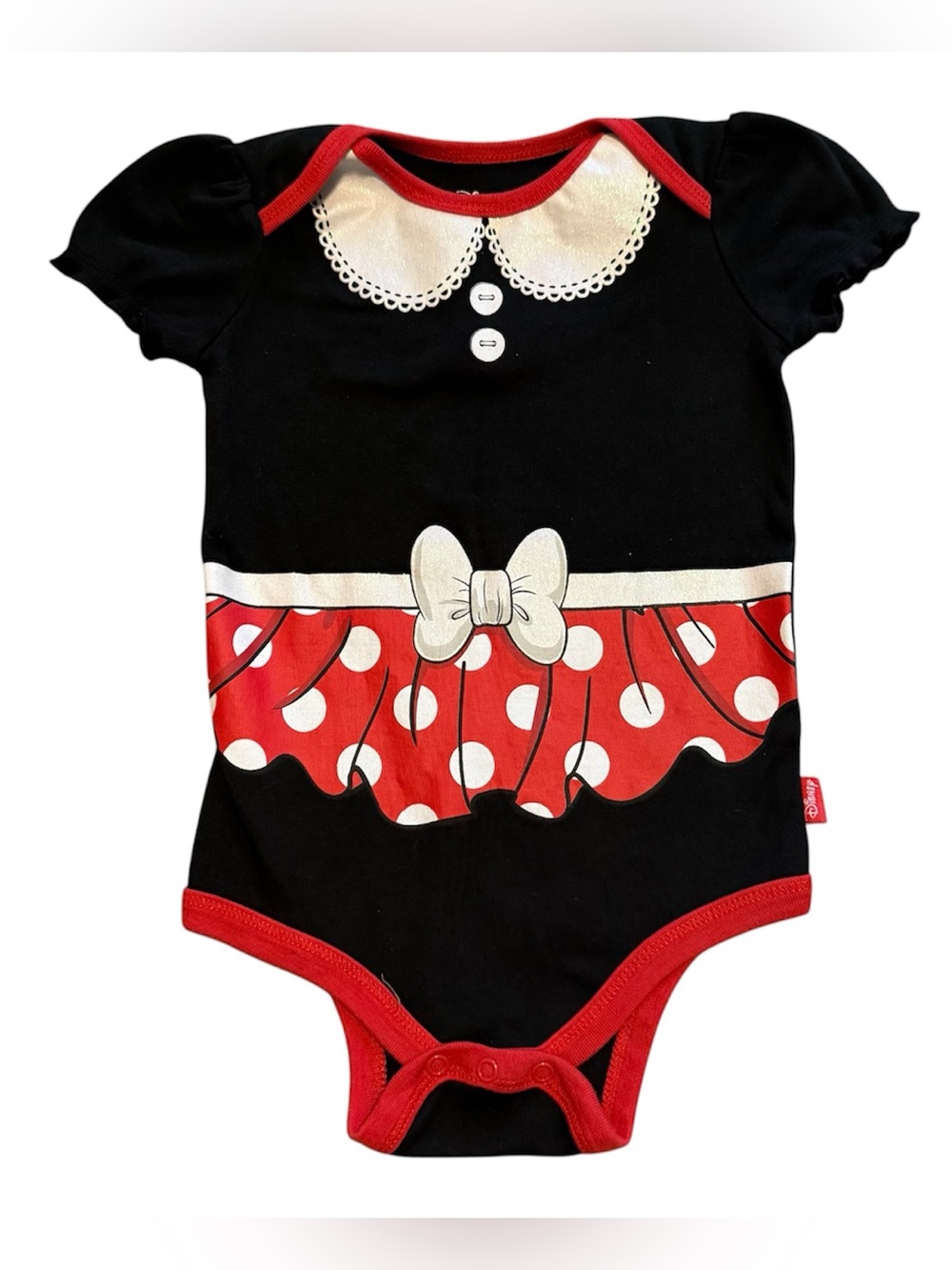 Minnie Mouse Baby Bodysuit Dress Outfit 24M Collared Skirt One Piece